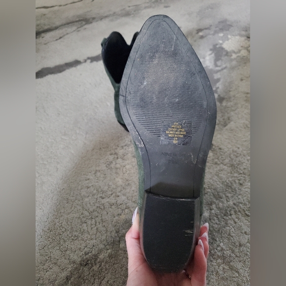 Nine West Olive Green Western Boots - Picture 10 of 12